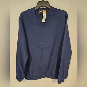 Holloway Ignition Pullover V Neck Men's Small Lightweight Wind Shirt Blue NWT